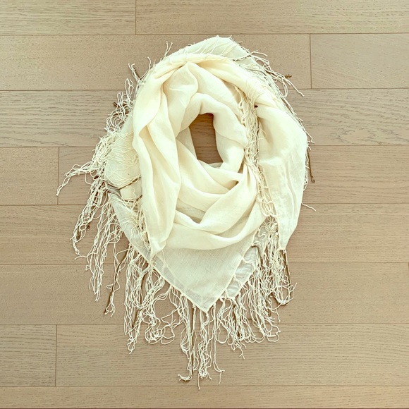 Cream scarf - Picture 1 of 8